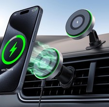 Wireless Car Charger 15W Fast Charging Hinyx Mag-safe Car Mount Magnetic/ Mg10