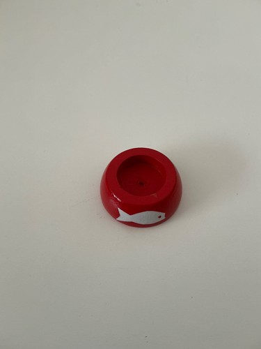 Dolls house miniature red with - red,