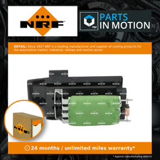 Heater / Blower Resistor fits FORD FOCUS Mk1 1.8 98 to 04 Regulator Rheostat NRF