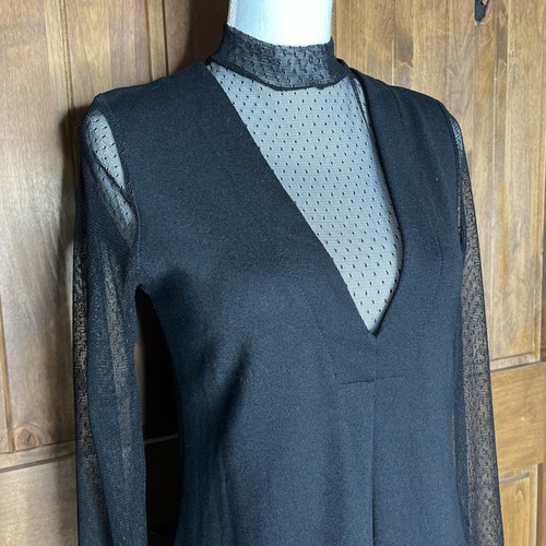 Zara black dress - zara, vtg