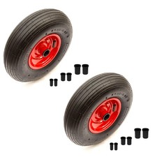 2x Wheelbarrow Wheel 13x4