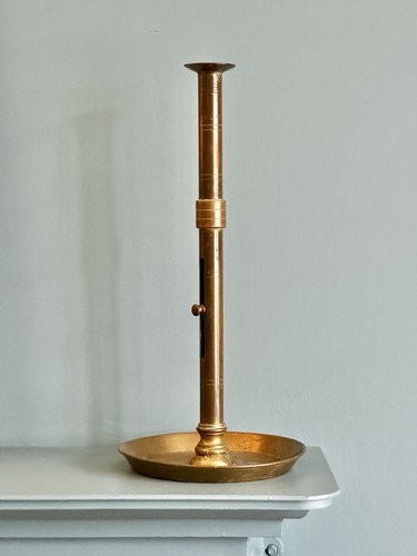 Vintage brass chamberstick - brass,