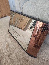 Art Deco Pink Disco Etched