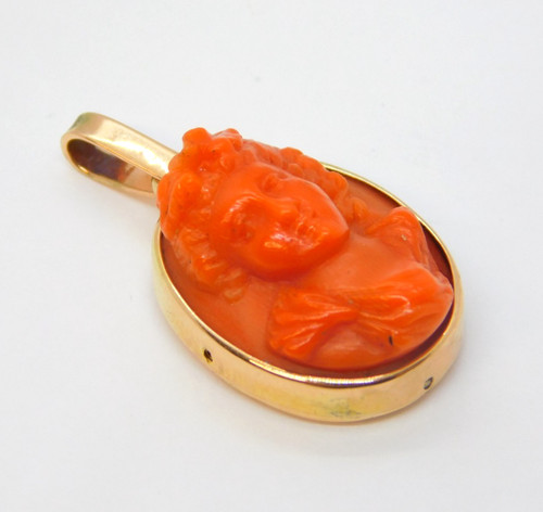 Georgian 15ct gold mounted - 15ct, red