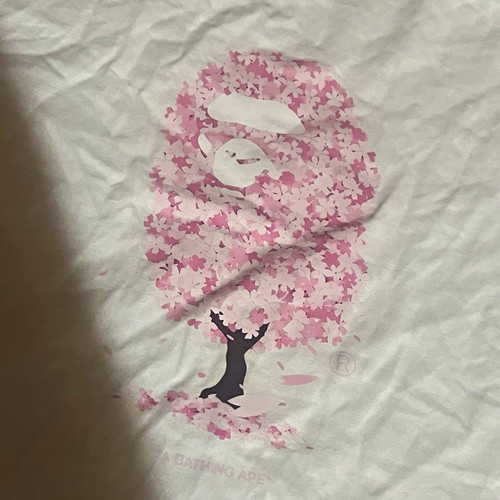 Bathing ape white sakura - sakura,