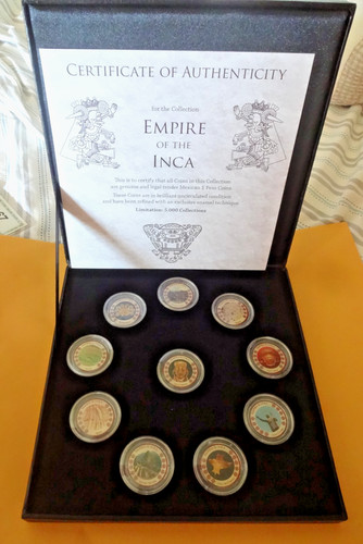 Empire the inca coin - inca, set