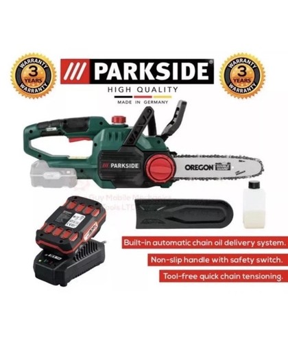 Parkside 20v cordless chainsaw - 20v,