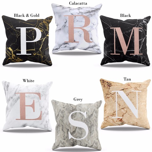 Personalised marble cushion - marble,