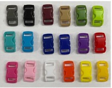 10MM 3/8 CONTOURED BUCKLES PARACORD BRACELETS CURVED WEBBING SIDE RELEASE CRAFT