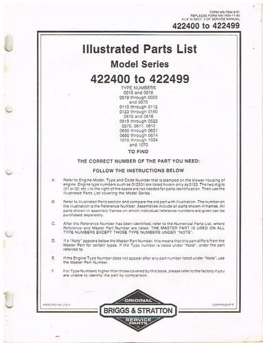 Briggs stratton cyl - briggs, 1-cyl