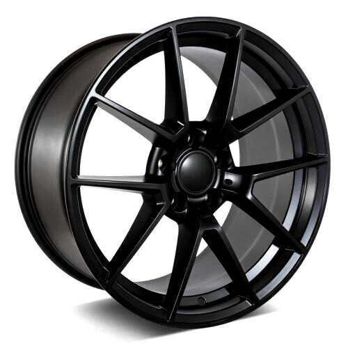Satin black gts - 19"x8.5/9.8",