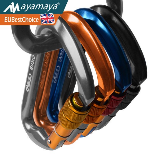 30kn aluminum carabiner hooks - aluminum,