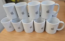 Apple White Mug With Silver