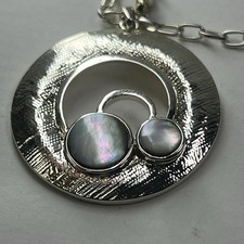 Mother Of Pearl & Silver Tone