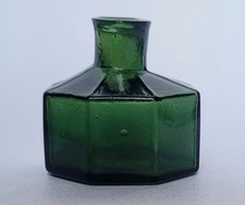 Superb antique green tent ink