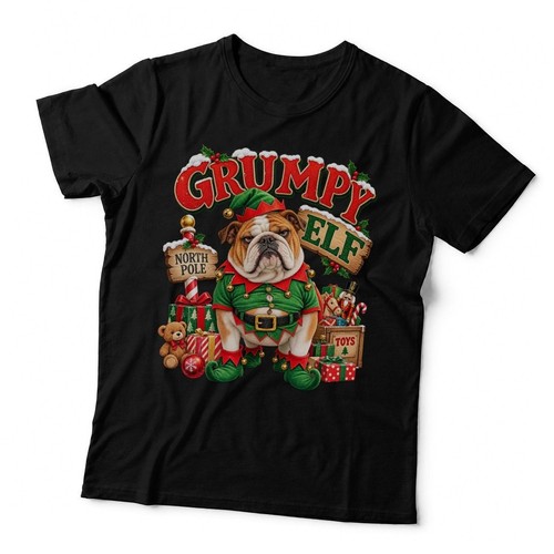 English bulldog christmas - english,
