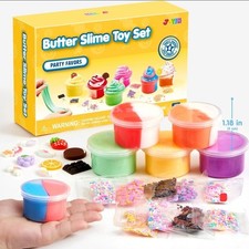 NEW 6 pack BUTTER SLIME TOY