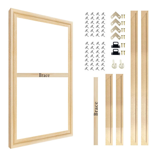 Natural wooden frame for - natural,