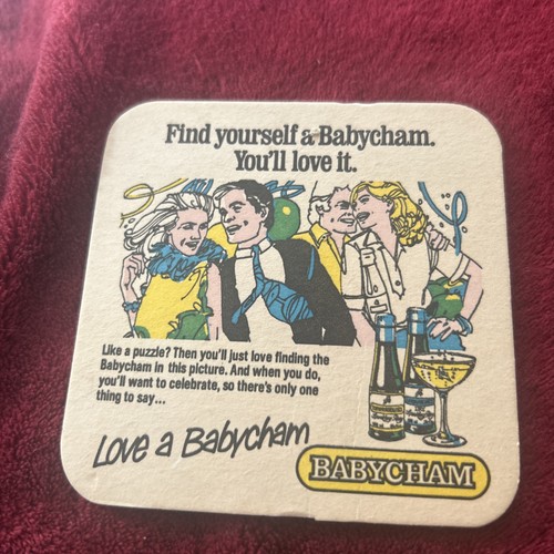 Babycham vintage beer mat - beer,