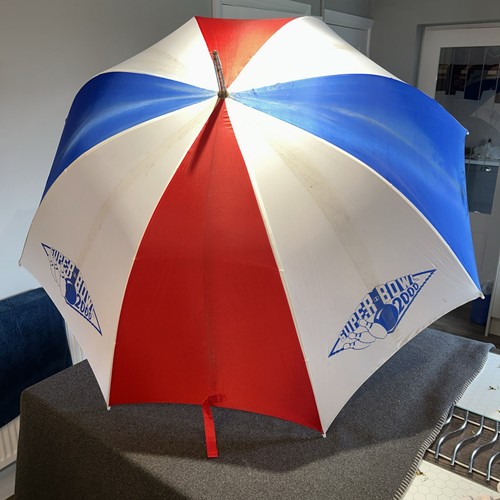 Vintage umbrella promotional - umbrella,