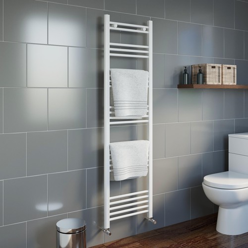 Heated towel rail - white, x