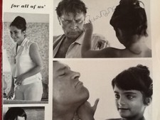 Richard Burton SIGNED Mag Page
