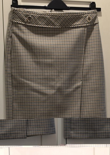 Houndstooth pencil sketch - h&m,