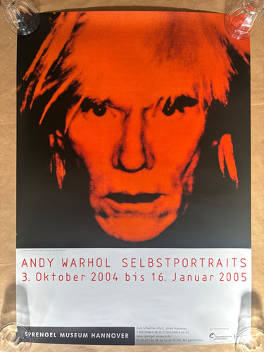 Andy warhol exhibition poster - andy,