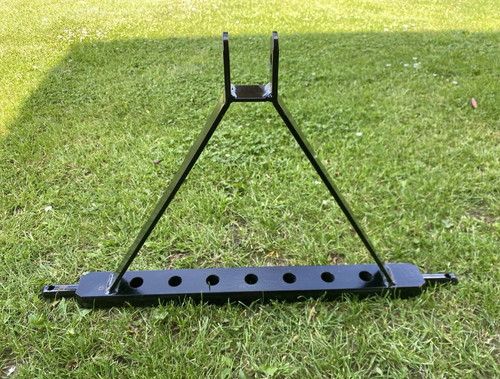 Black steel point hitch - black,