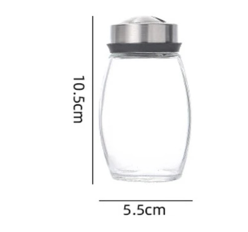 New single bottle glass jar - single,