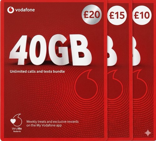Vodafone pay you go - £20,