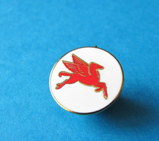 MOBIL Oil / Petrol Company Pegasus LOGO Pin Badge, Enamel