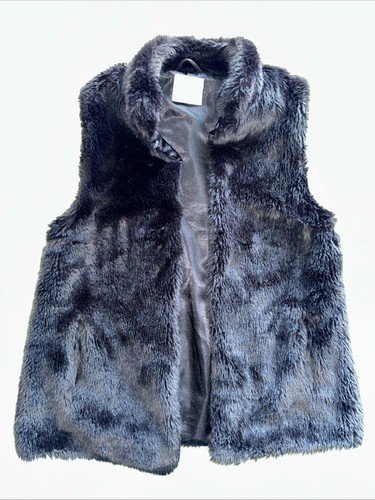 Oasis faux fur gilet - fur, black