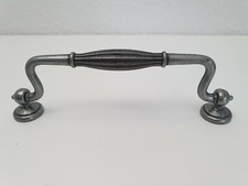 Pewter Drawer Cabinet D Handle Drop Down Pull Bar 