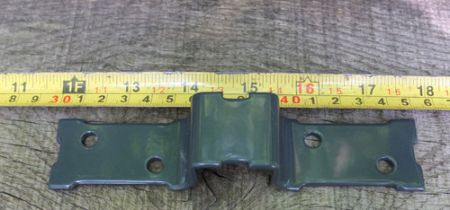 Powder coated keep for lock
