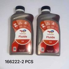 2  PCS TOTAL DA POWER STEERING FLUID 1 LTR EA  OE CITROEN 166222-2