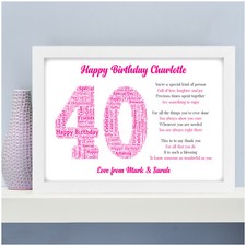 Personalised 40th 50th 60th