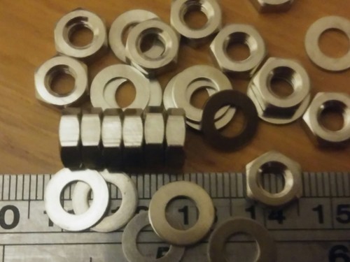 2ba nuts hexagon brass - ,