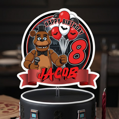 Five nights freddy cake - five,
