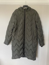 Threadbare Khaki Longline Man’s Puffer Coat Size XL - Large/Small XL Fit