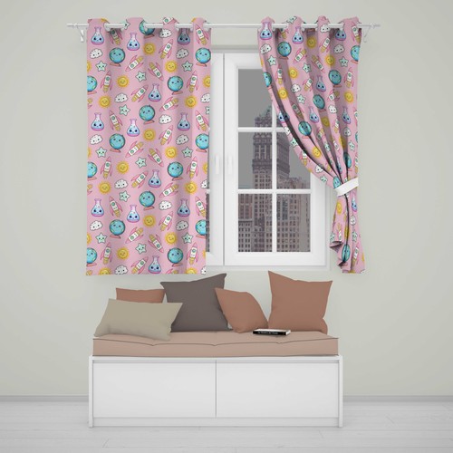 Blackout eyelet curtains cute - eyelet,