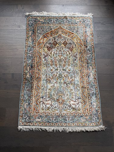 Silk rug medium - silk, rug.
