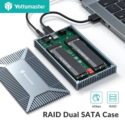 Yottamaster dual bay sata - dual,