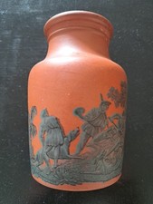 Antique prattware meat - prattware, pot