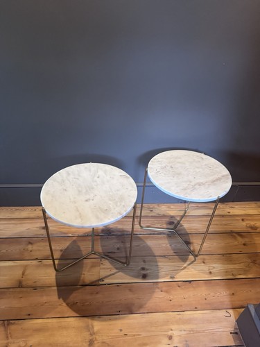 Pair side tables with - of,