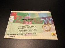 Zooropa tour ticket - zooropa, stub
