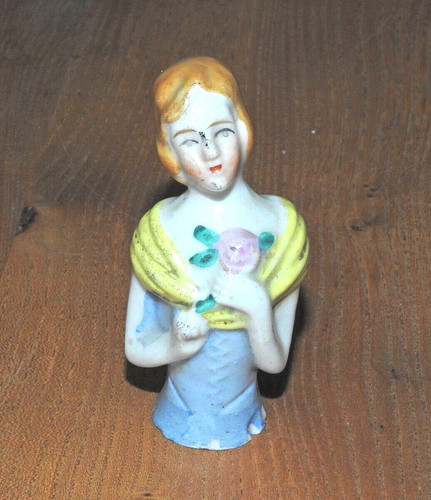 Art deco lady porcelain - lady,