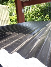 CORRUGATED BLACKPVC COATED