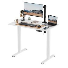 VonHaus Electric Standing Desk, Height Adjustable Sit Stand Desk w/Height Preset