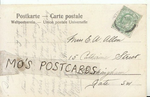 Genealogy postcard allen - postcard,